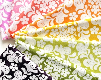 Strawberry Moon by Sandi Henderson for Michael Miller - Petite Henna Garden - Fat Quarter Bundle of 8