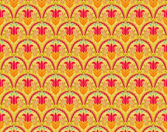 Welcome Home Fabric by Anna Maria Horner -- Fat Quarter of Little Amsterdam in Sunset