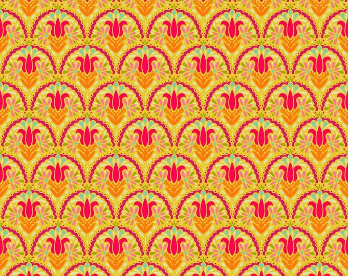 Welcome Home Fabric by Anna Maria Horner -- Fat Quarter of Little Amsterdam in Sunset