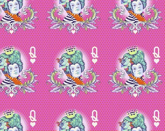 Fat Quarter of The Red Queen in Daydream - Tula Pink's Curiouser and Curiouser for Free Spirit Fabrics