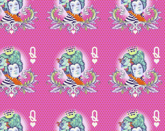 Fat Quarter of The Red Queen in Daydream - Tula Pink's Curiouser and Curiouser for Free Spirit Fabrics