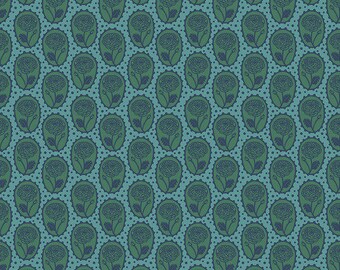 Love Always by Anna Maria Horner Fabrics for Free Spirit Fabrics - Fat quarter of Locket in Ocean