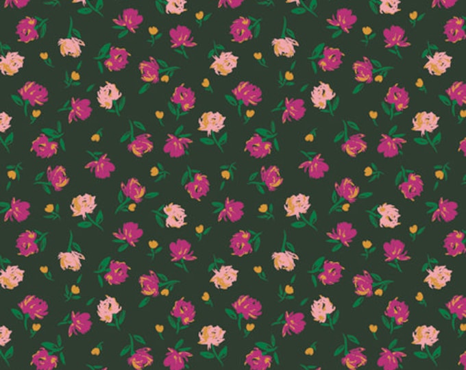 The Flower Society for Art Gallery Fabrics - Gentle Rosebuds Lunar - Fat Quarter