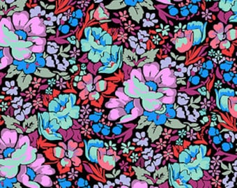 Floral Retrospective by Anna Horner for Free Spirit Fabrics - Overachiever in Velvet