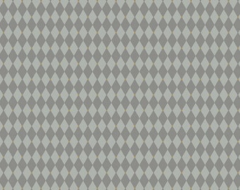 Greatest Hits Volume 1 by Libs Elliot for Andover Fabrics - Harlequin in Smoke - Fat Quarter