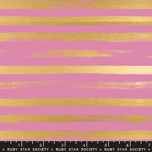Zip in Stripe Kiss door Rashida Coleman Hale -- (RS1005-32M) Ruby Star Society for Moda -- Fat Quarter