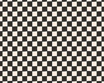 Honey Block Print In Soft Black (RS4060 22) by Alexia Marcelle Abegg for Ruby Star Society -- Fat Quarter