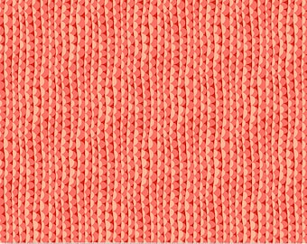 Atlantis by Sally Kelly for Windham Fabrics - Fat Quarter of 53343-10 Ripple in Coral