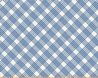 Penelope by Annabel Wrigley for Windham Fabrics - Weave in Blue