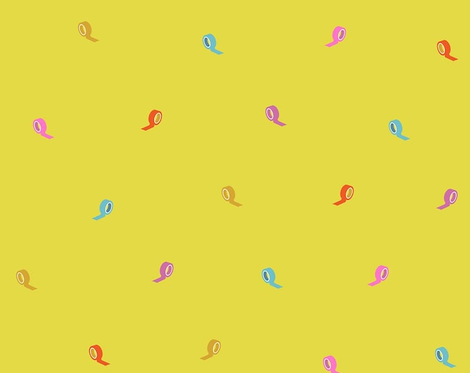 Washi Plus -- (RS1101 15) Roll With It in Citron by Rashida Coleman Hale for Ruby Star Society