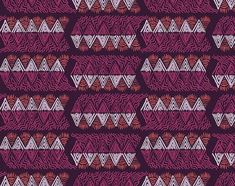 One Mile Radiant by Anna Maria Horner for Conservatory Chapter 3 with Free Spirit Fabrics- Fat Quarter of Mountain Streams in Cherry