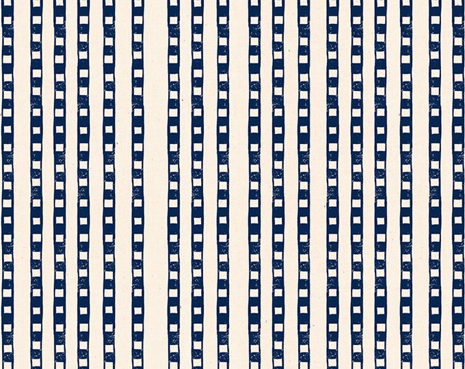 Vessel Ladders in Navy (RS4041 11) by Alexia Marcelle Abegg for Ruby Star Society -- Fat Quarter