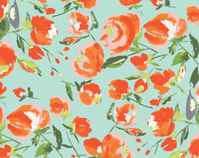 Wild Bloom by Bari J. Ackerman for Art Gallery Fabrics - Everlasting Blooms in Citrus - Fat Quarter