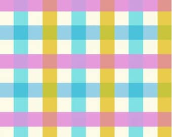 Malibu by Heather Ross -- Fat quarter of Gingham in Aqua - 52148-2