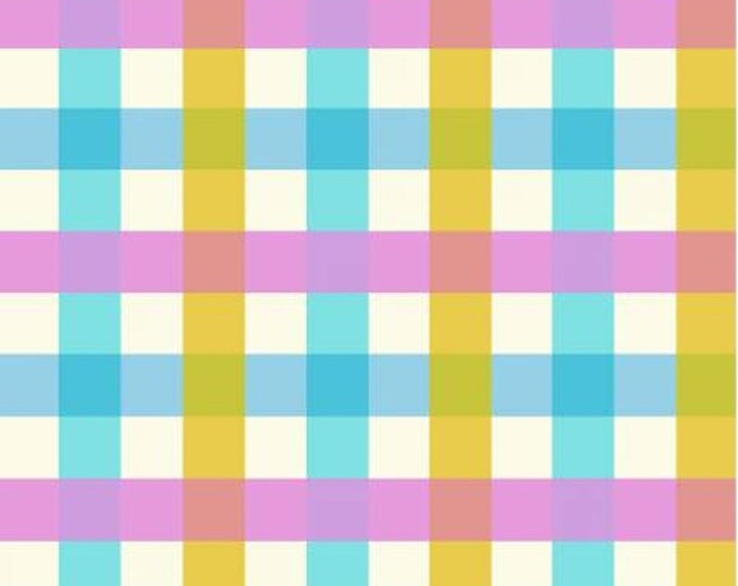 Malibu by Heather Ross -- Fat quarter of Gingham in Aqua - 52148-2