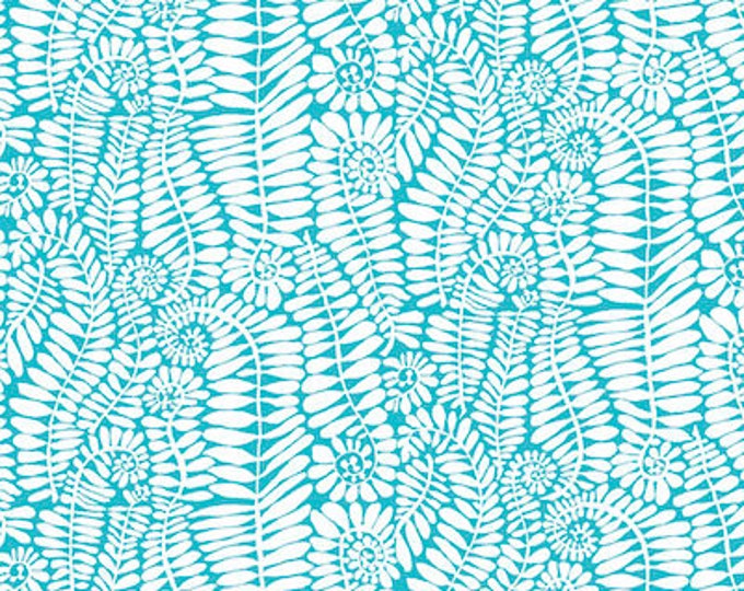 Kaffe Fassett Collective August 2022 -- Fat Quarter of Kaffe Fassett Fronds in White