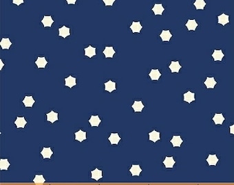 Penelope by Annabel Wrigley for Windham Fabrics - Star Dot in Blue