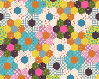 Catnap -- (RS4130 12) Flower Garden in Turquoise by Alexia Marcelle Abegg