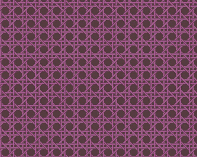 Nonna by Guicy Guice for Andover Fabrics - Fat Quarter of Caning in Fig