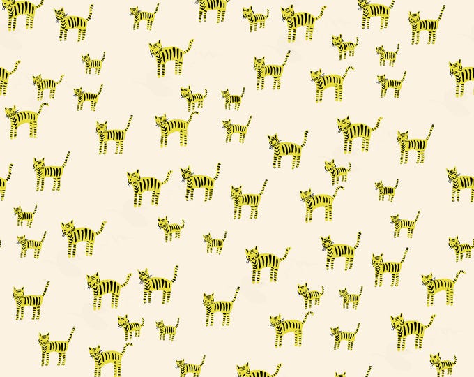 Catnap -- (RS4132 11) Tiger Stripes in Citron by Alexia Marcelle Abegg