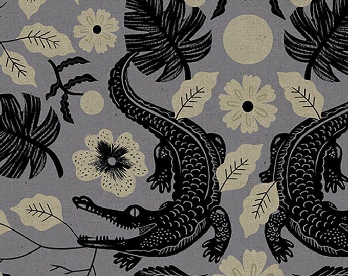 Florida Volume 2 by Ruby Star Society -- 25cm cut of Gator Canvas in Cloud