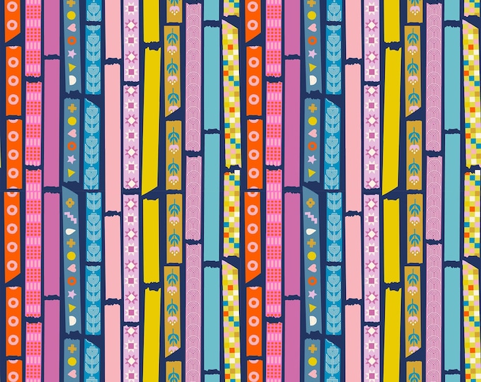 Washi Plus -- (RS1100 13) Yay It's Tape in Bluebell by Rashida Coleman Hale for Ruby Star Society