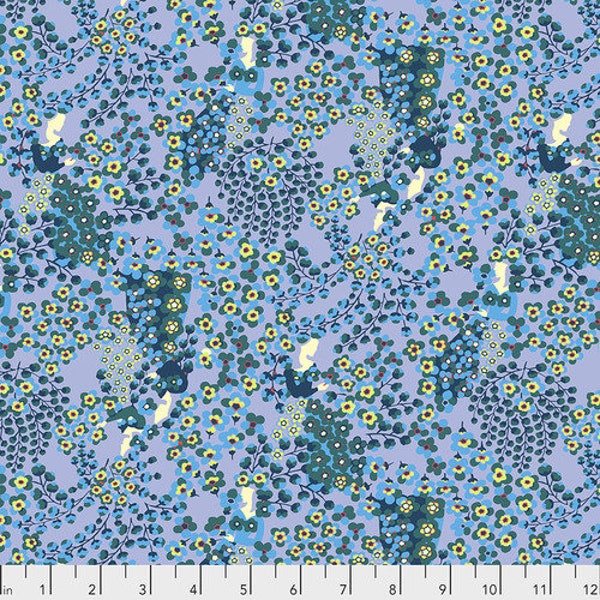 Amy Butler Natural Beauty -- Fat Quarter of Goddess in Periwinkle