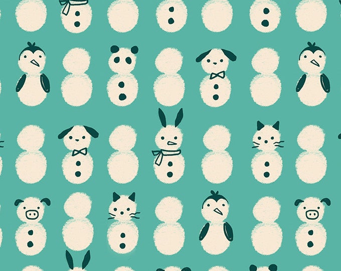 Jolly Darlings by Ruby Star Society for Moda Fabrics -- Fat Quarter of Snow Babies in Icebox (RS508913)