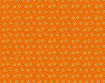 Tropicalism by Odile Bailloeul for Free Spirit Fabrics - Fat quarter of Papaya in Orange