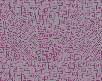 Kaffe Fassett Collective August 2021 -- Fat Quarter of Brandon Mably Amaze in Grey