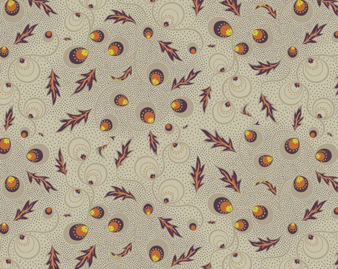 New Vintage by Kathy Doughty for Free Spirit Fabrics - Fat quarter of Passion Vine in Natural