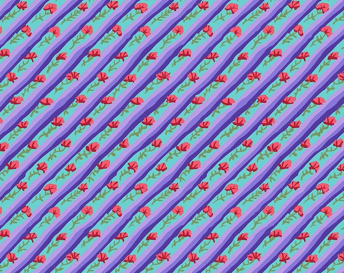 Kaffe Fassett From the Archives -- Fat Quarter of Kaffe Fassett Diagonal Poppy in Purple