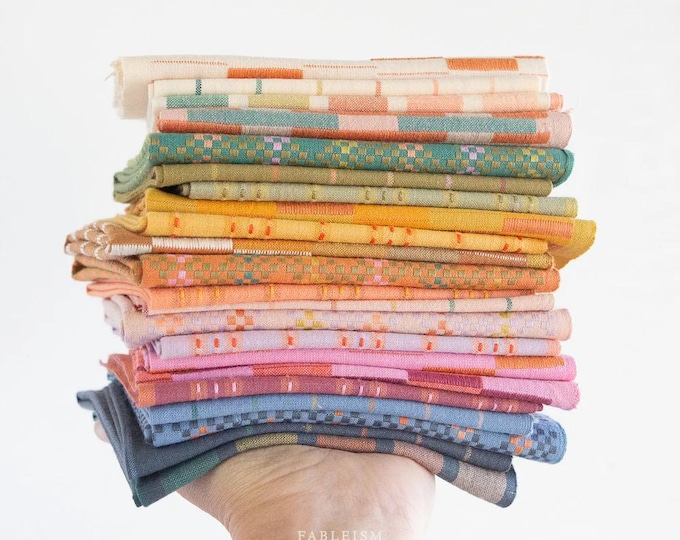 Preorder arriving early February— Fablism Lucky Loom Fat Quarter Bundle of 22
