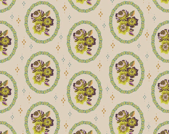 New Vintage by Kathy Doughty for Free Spirit Fabrics - Fat quarter of Mini Charm in Chantilly