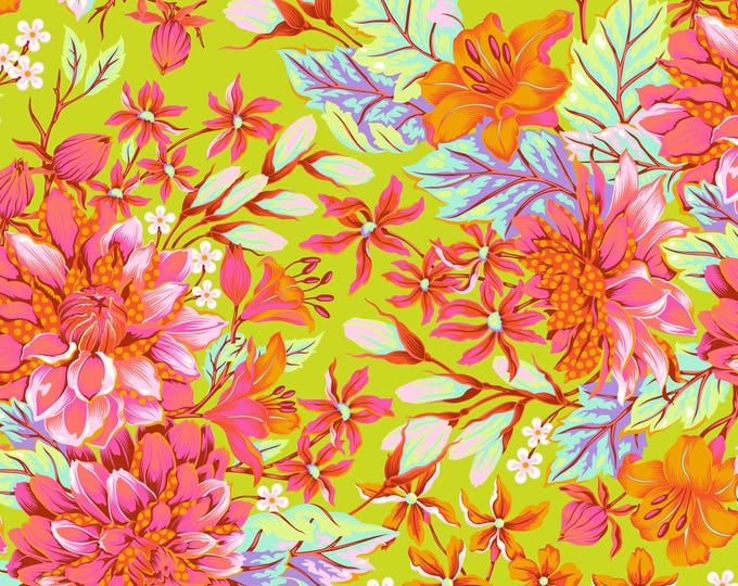 Tula Pink's Untamed -- Fat Quarter Hello Dahlia in Moonbeam