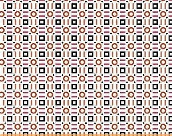 Uppercase Volume 2 by Janine Vangool for Windham Fabrics - Gridlock in Red - Fat Quarter