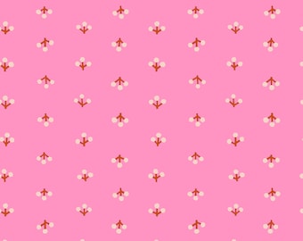 Petunia by Ruby Star Society for Moda Fabrics -- Fat Quarter of Sprigs in Flamingo (RS3050 12)
