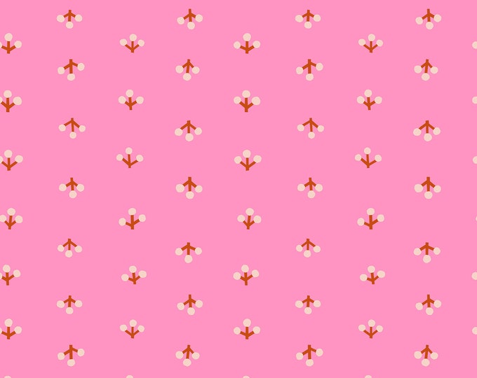 Petunia by Ruby Star Society for Moda Fabrics -- Fat Quarter of Sprigs in Flamingo (RS3050 12)