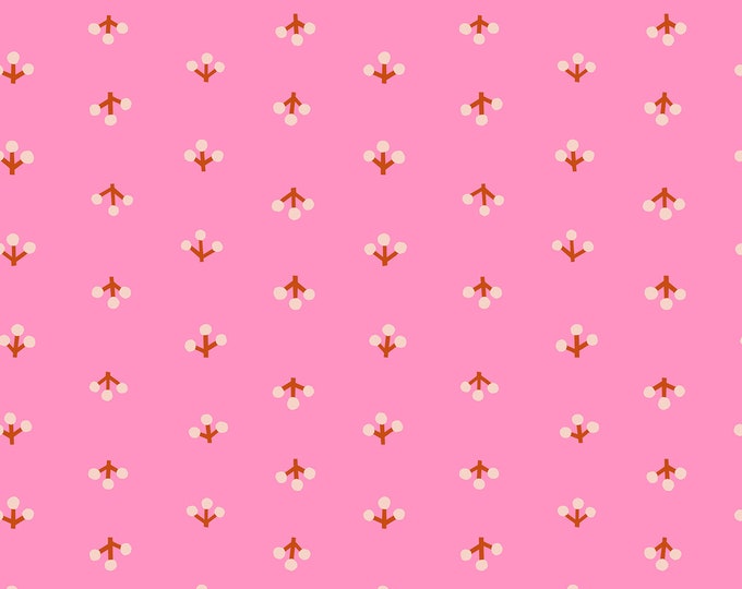 Petunia by Ruby Star Society for Moda Fabrics -- Fat Quarter of Sprigs in Flamingo (RS3050 12)