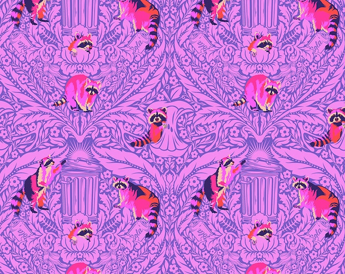 Fat Quarter  - Tula Pink's Tiny Beasts Fabric for Free Spirit Fabrics -- One Man's Trash in Glimmer