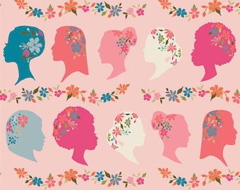 Open Heart by Maureen Cracknell for Art Gallery Studio-  Fat Quarter of Unique Beauty Mellow