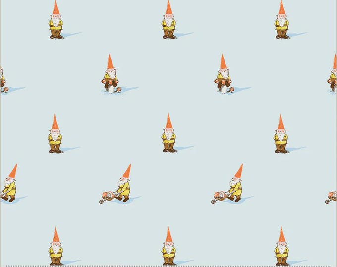 Heather Ross Studio Edit --  54324D-1 Gnomes in Blue