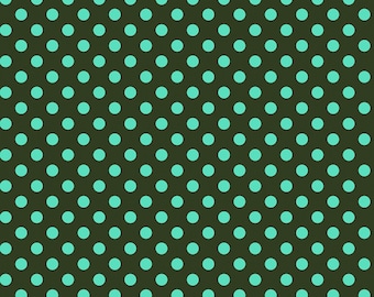Fat Quarter Pom Poms in Fern  - Tula Pink's All Stars Fabric for Free Spirit Fabrics