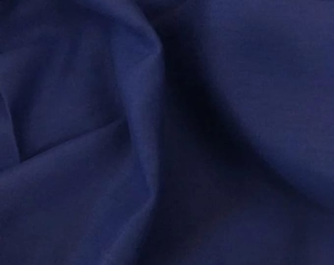 Rossini Linen in Deep Blue - Purchase in 50cm Increments