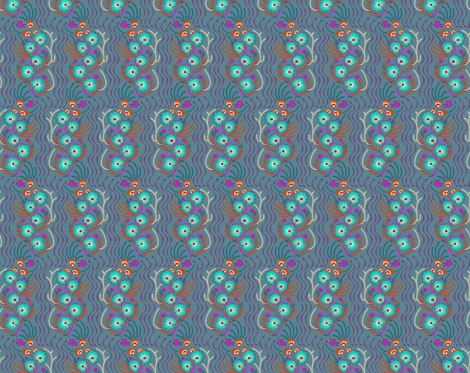 Allegory by Anna Maria Parry -- Fat Quarter of AMT147- 63V Tambourine in Storm