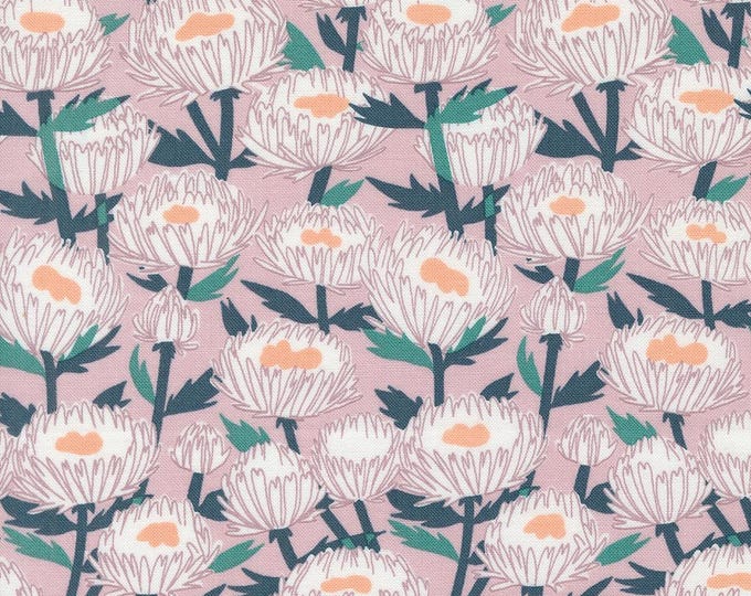 Love Letter by Lizzy House- (37122 36) -- Fat Quarter of November in Mauve