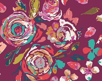Art Gallery Swifting Flora Boho in Rayon - Purchase in 25cm Increments
