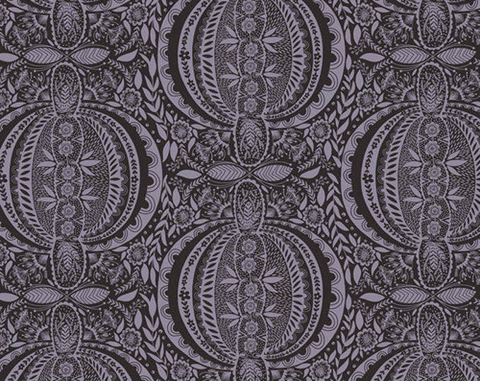Love Always by Anna Maria Horner Fabrics for Free Spirit Fabrics - Fat quarter of Propagate in Midnight