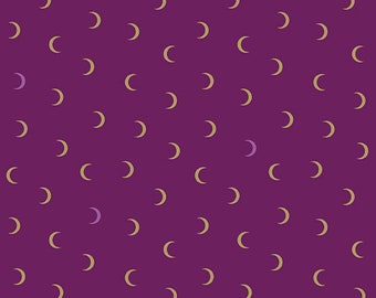 Greatest Hits Volume 1 by Libs Elliot for Andover Fabrics -  Moon Age in Violet - Fat Quarter