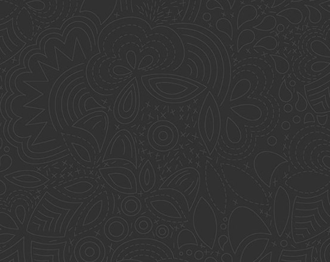 Sun Print 2022 -- Anniversary Collection by Alison Glass -- A-8450-K2 - Stitched in Blackbird